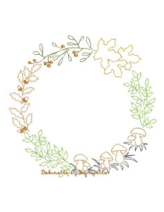 Couronne d'automne en...