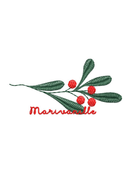 Lot de feuillages de Noël (hiver)