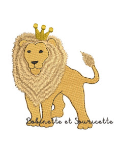 Lion couronné - 6 tailles