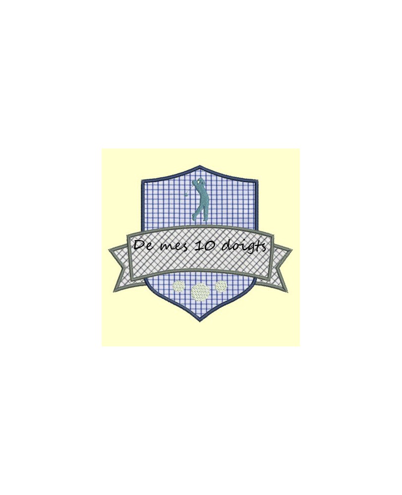 Blason Golf - 2 tailles