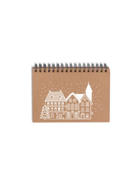 Maisons de Noël, paysage d’hiver  (découpe)