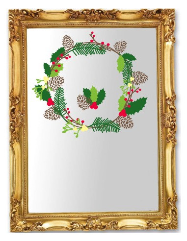 Couronne de l'Avent (découpe)