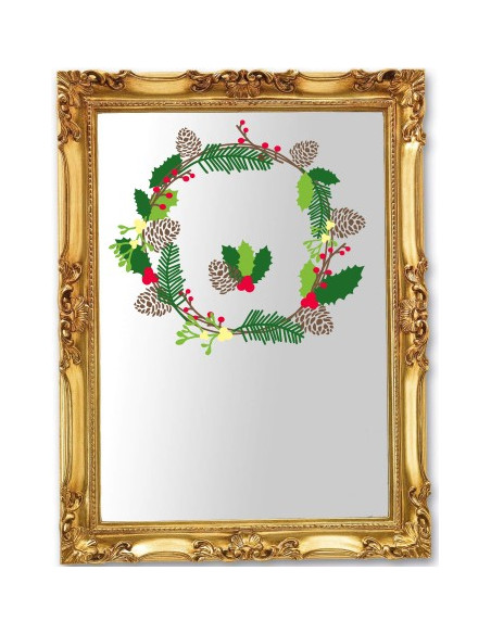Couronne de l'Avent (découpe)