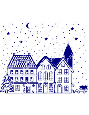 Maisons de Noël (découpe)