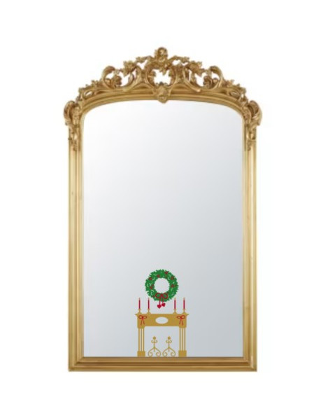 Cheminée de Noël (découpe)