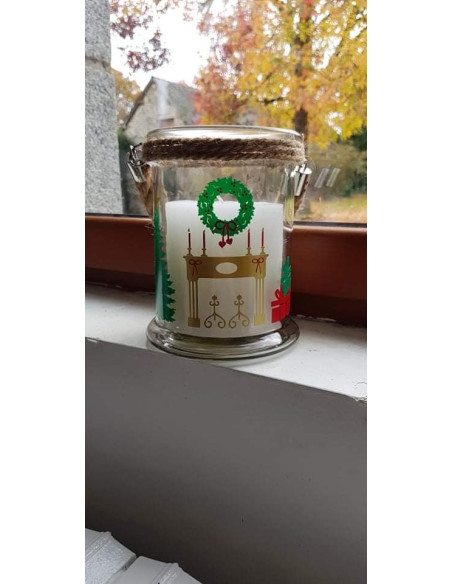 Cheminée de Noël (découpe)