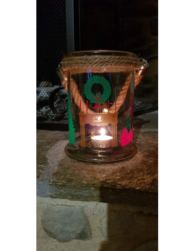 Cheminée de Noël (découpe)