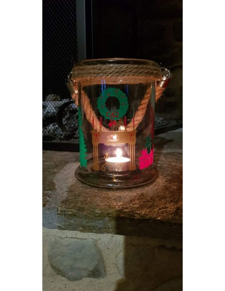 Cheminée de Noël (découpe)