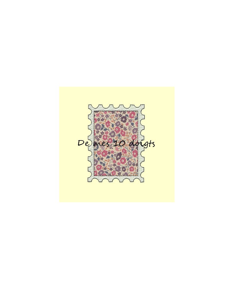 Encadrement timbre Poste - 7x9 cm