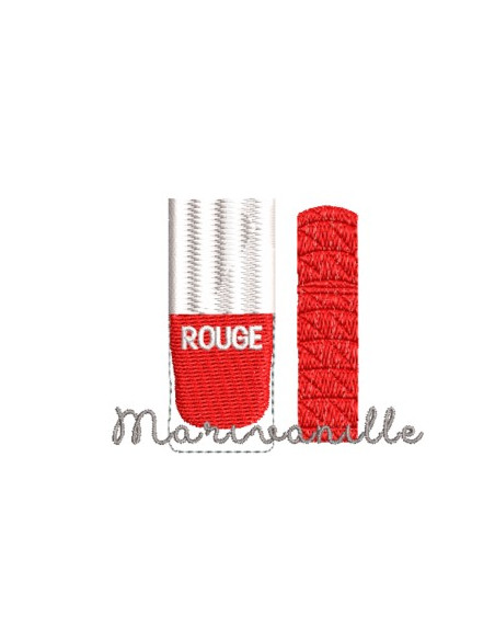 Maquillage, vernis à ongles et rouge à lèvres