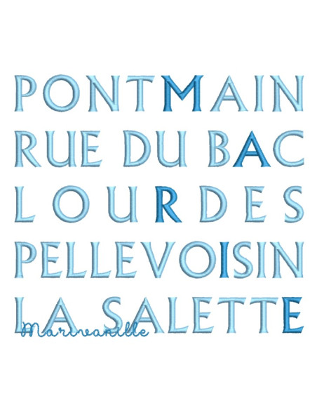 Lourdes - Apparitions Mariales 20x18 cm
