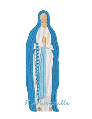 Notre Dame de Lourdes - 5x16 cm