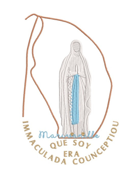Notre Dame de Lourdes et grotte - 2 versions