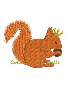 Ecureuil couronné- 4 tailles