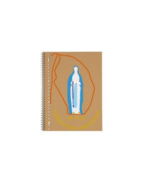 Vierge de Lourdes et grotte (découpe)