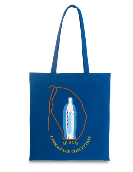 Vierge de Lourdes et grotte (découpe)