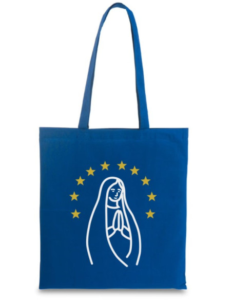 Vierge de Lourdes, couronne étoilée (découpe)