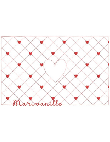 Matelassage coeurs avec ou sans...