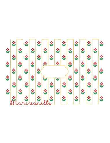 Matelassage fleurs avec ou sans...