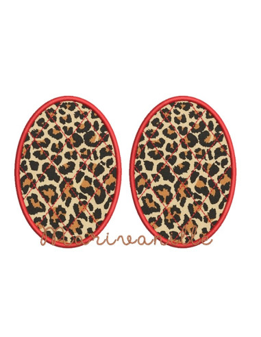 Coudières en appliqué matelassées