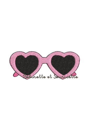 Lunettes de soleil Coeur - 4 tailles