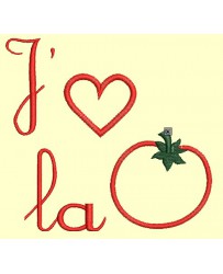 J'aime la tomate - Appliqués