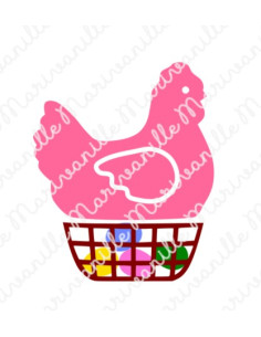 Poule de Pâques (découpe)