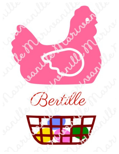 Poule de Pâques (découpe)