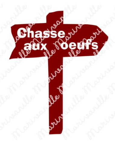 Panneau de Pâques (découpe)