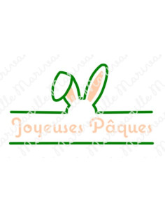 Joyeuses Pâques (découpe)