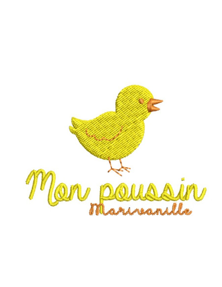 Mon poussin, mini motif