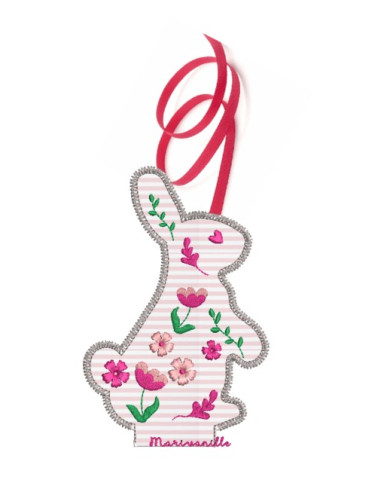 Lapin TDC à fleurs