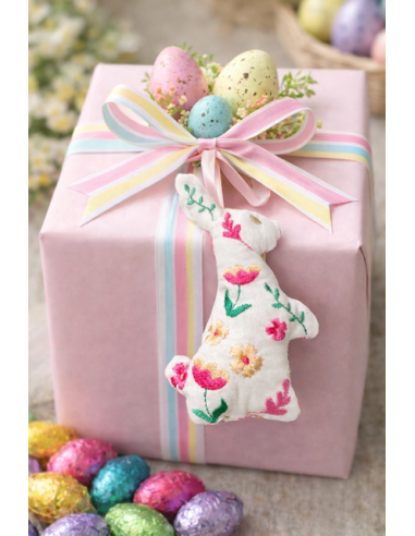 Lapin TDC à fleurs
