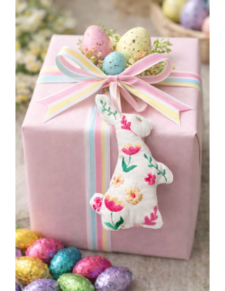 Lapin TDC à fleurs