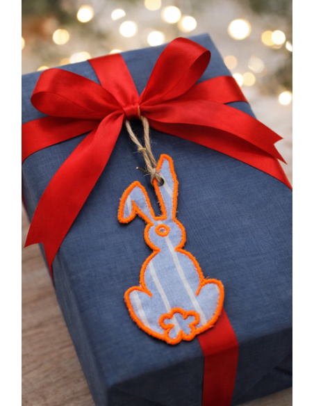 Lapin étiquette - Appliqué