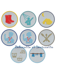 Sacs de camp -8 motifs -3...
