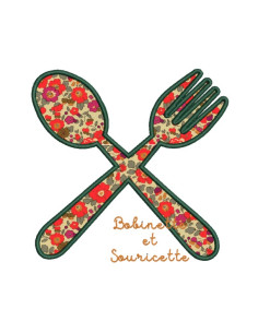 Couverts en appliqué