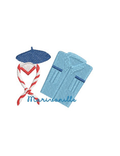 Uniforme scout 9x7 cm