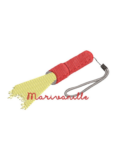 Lampe de poche, sac de camp 9x6 cm