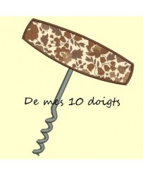 Tire-bouchon en appliqué