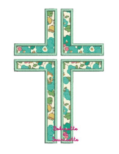 Croix tour appliqué - 4...
