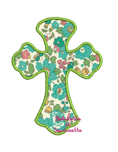 Croix - appliqué - 6 tailles