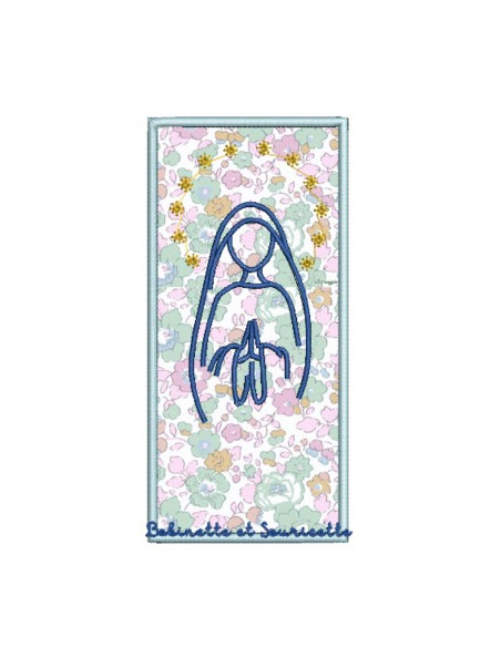 Signet Vierge Marie en TDC,  2 tailles