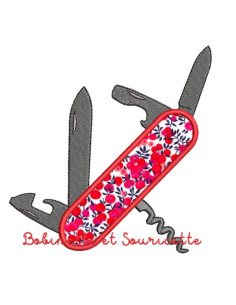 Couteau Suisse - appliqué -...