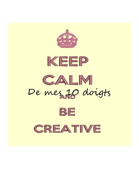 Keep Calm And Be Creative - 12x18cm