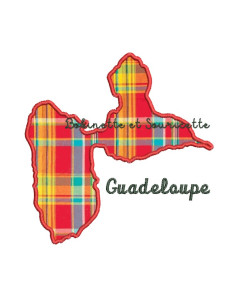 Carte de La Guadeloupe en...