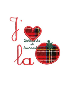 J'aime la tomate - Appliqué