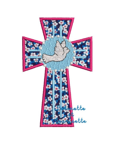 Croix à la Colombe, appliqué