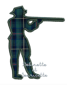 Chasseur en appliqué