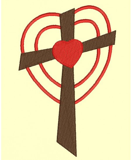 Pack Croix Coeur - Appliqués